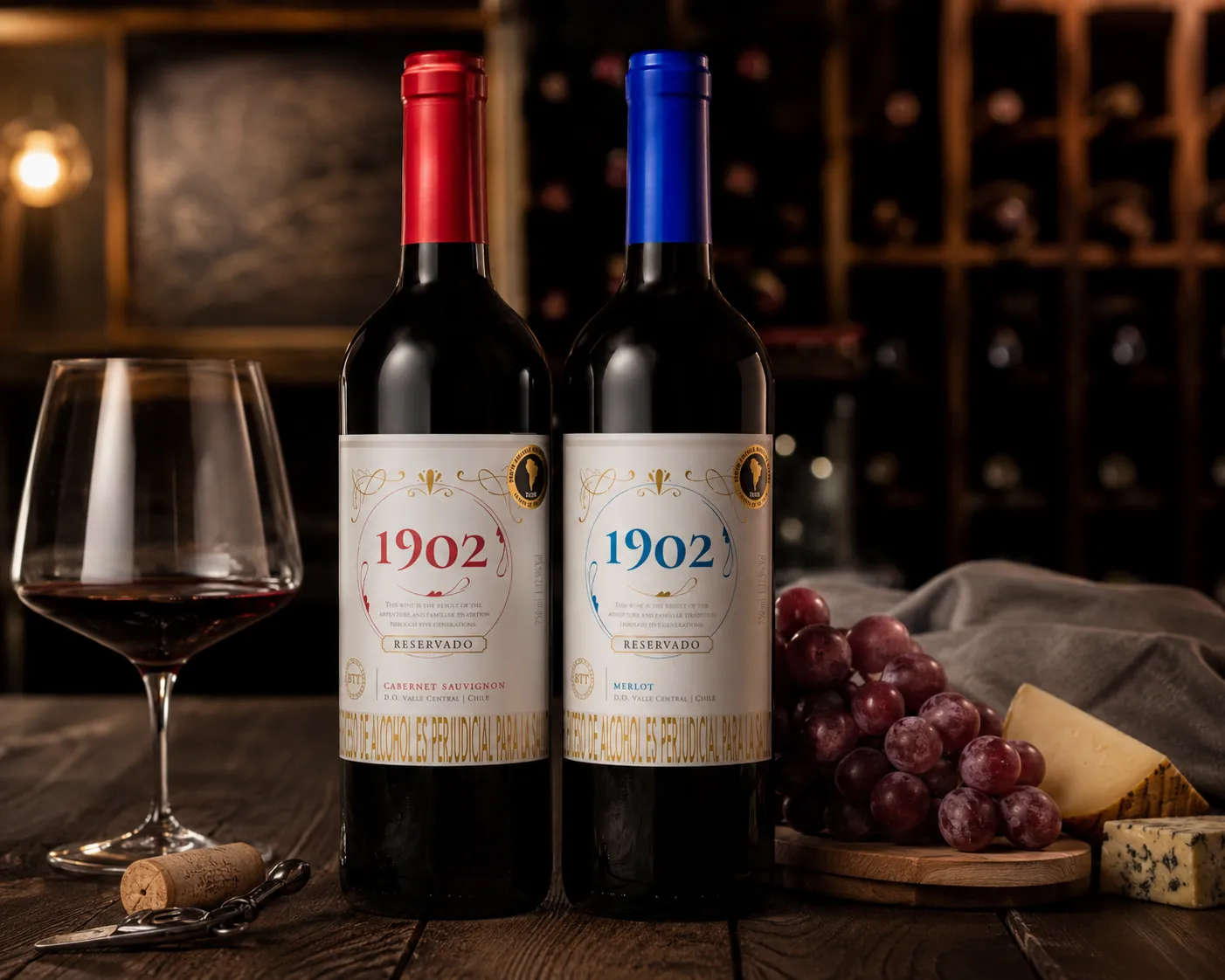 Vinos de Valle Central Chile, 1902