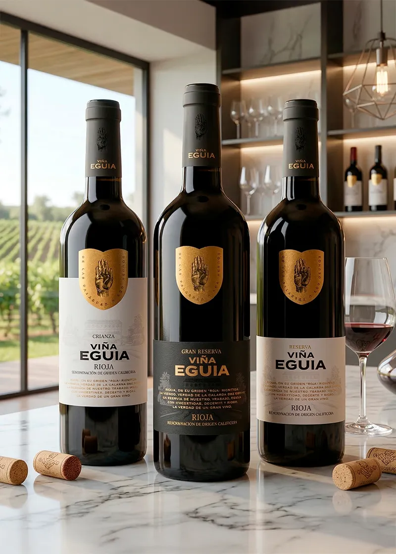 Vinos Tintos Españoles Viña Eguia