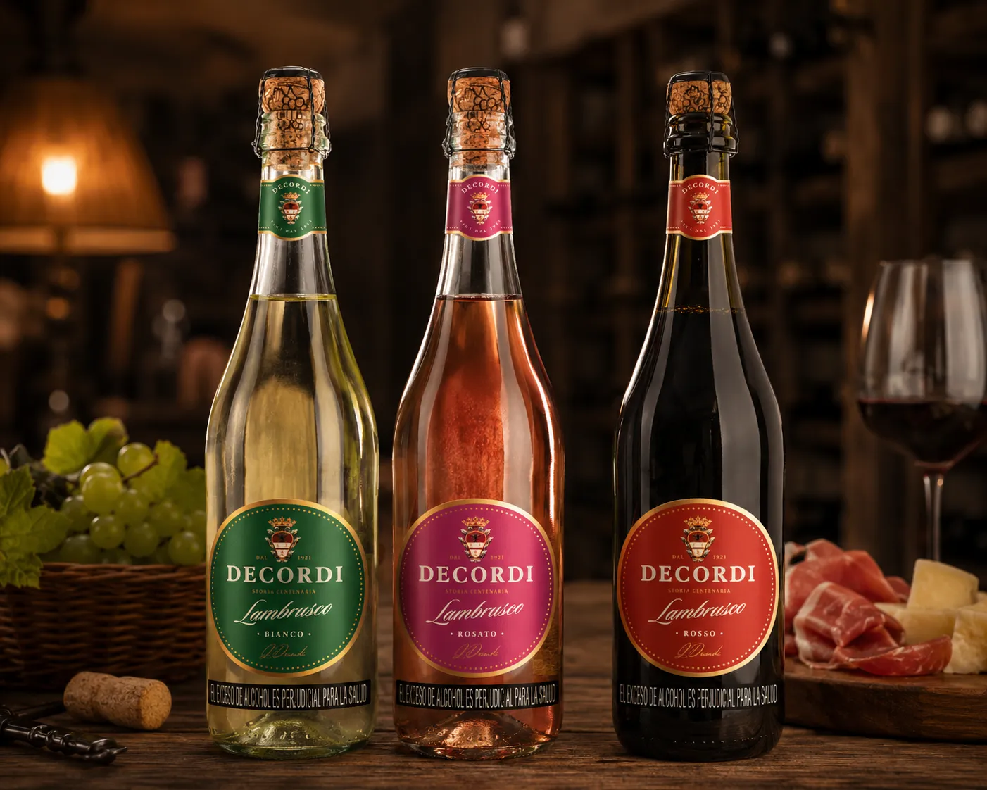 Lambruscos de Emilia Romagna Italia, Decordi
